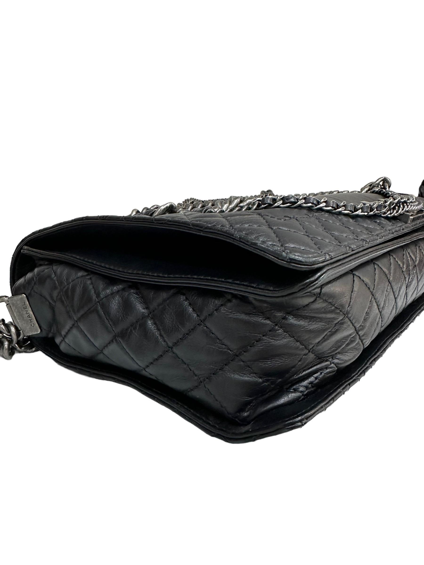 2014 Chanel Boy XL Limited Edition Shoulder Bag Multi Chains 1
