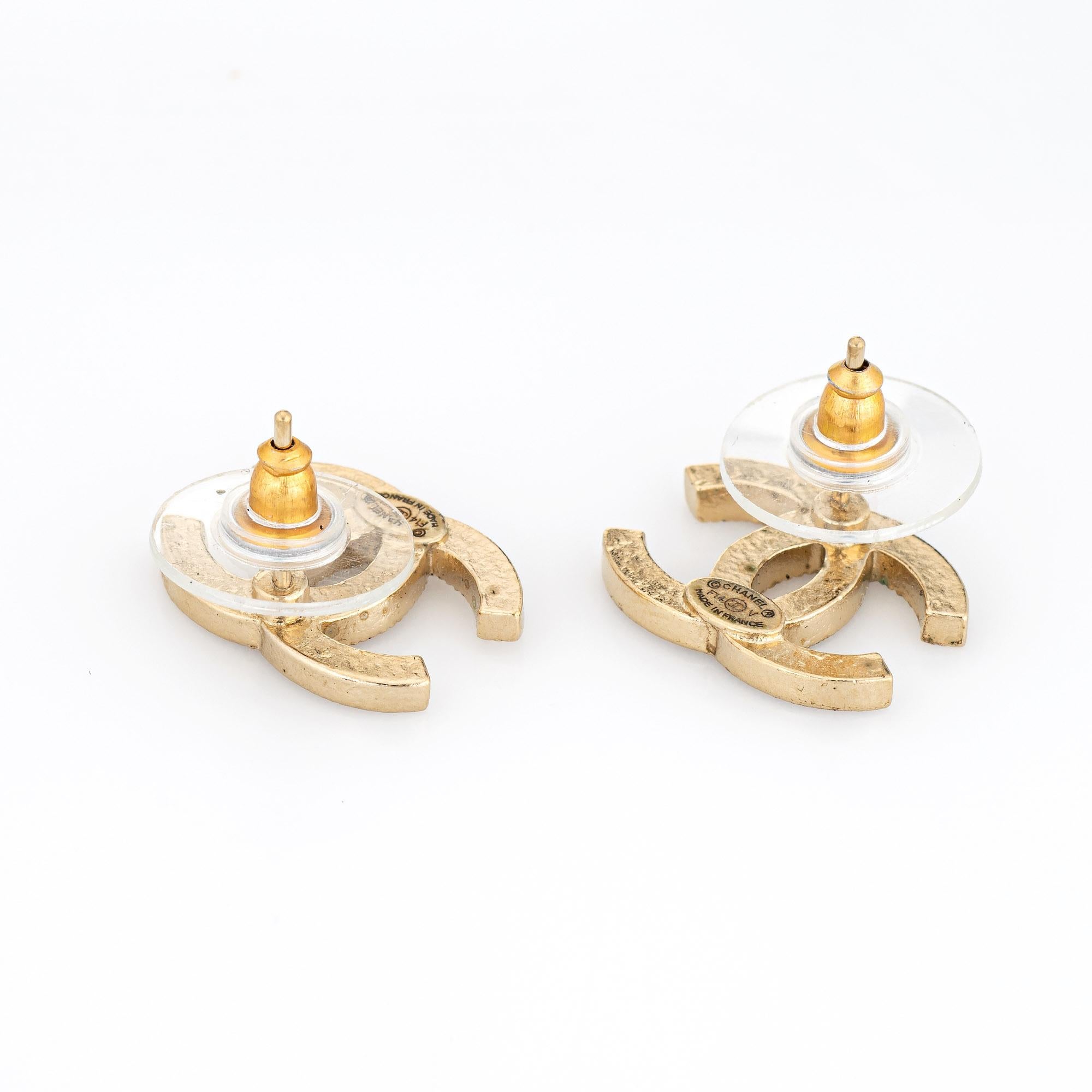 chanel studs earrings