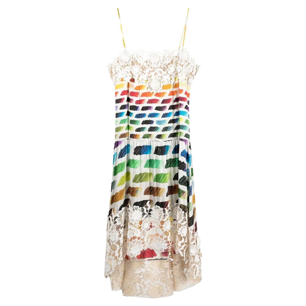 Chanel Colorama Silk Dress	