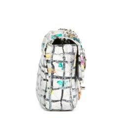 2014 Chanel Multicolour Hand-painted Quilted Lambskin Graffiti Mini Flap Bag