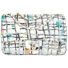 2014 Chanel Multicolour Hand-painted Quilted Lambskin Graffiti Mini Flap Bag