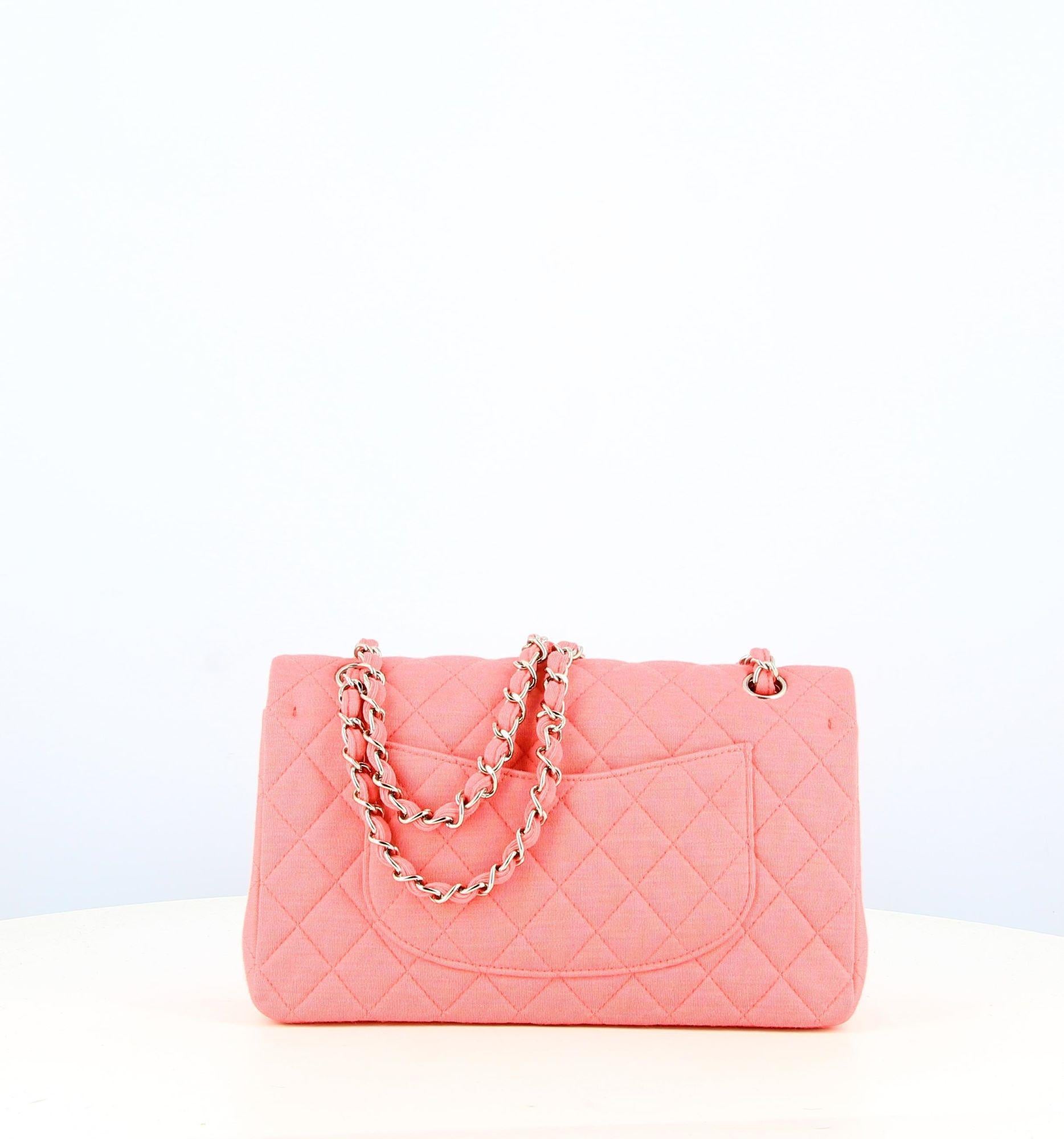 Women's or Men's 2014 Chanel Pink Quilted Bag Timeless