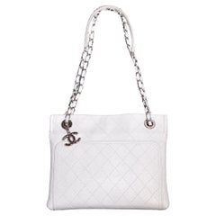 2014 Chanel Small White CC Pocket Tote