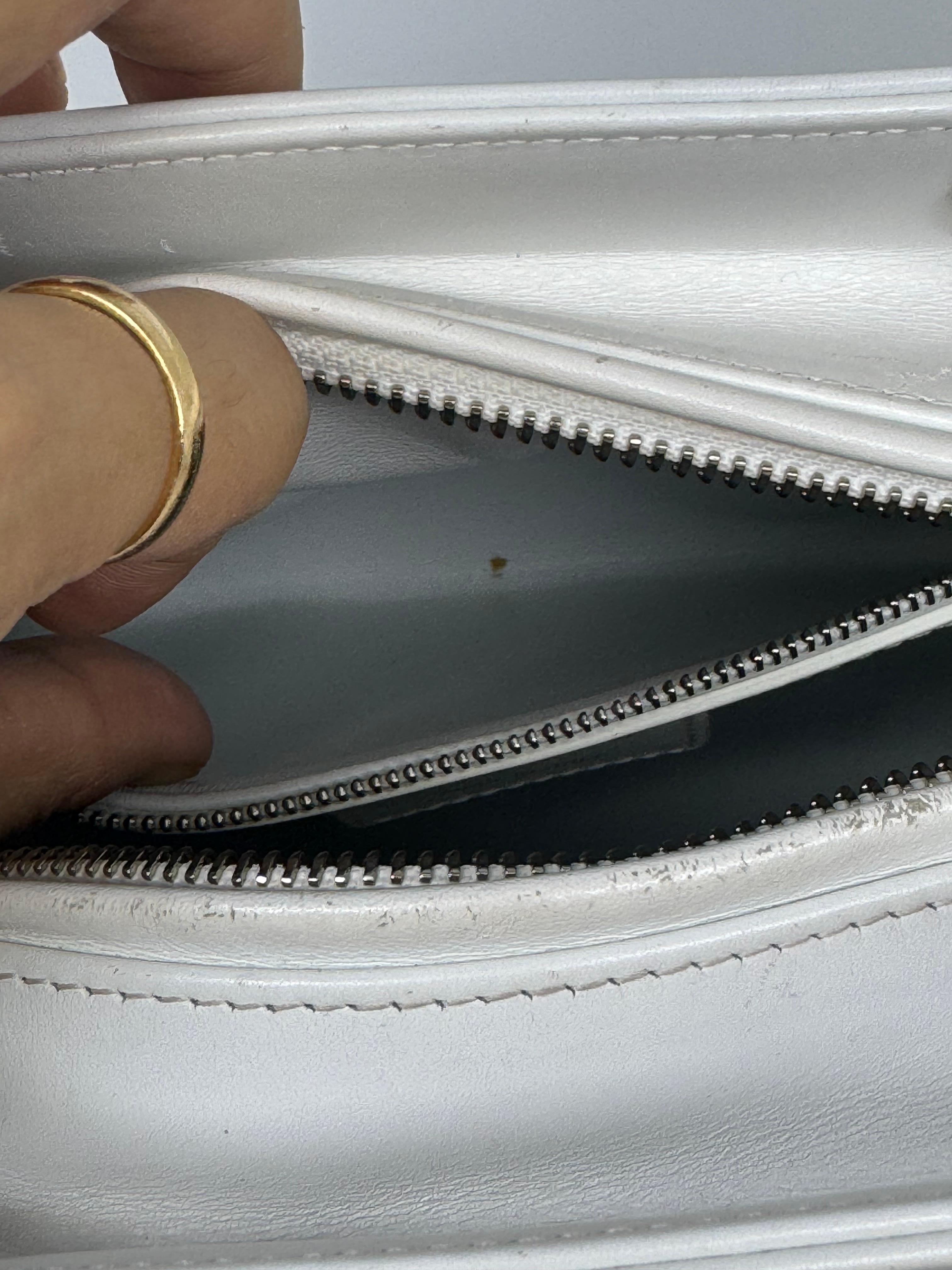 2014 Christian Dior White Patchwork Medium Lady Dior Bag 8