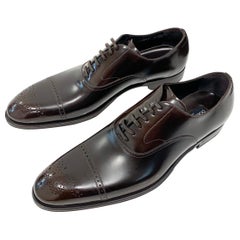 2014 Dolce and Gabbana Men’s Brown Oxford shoes 