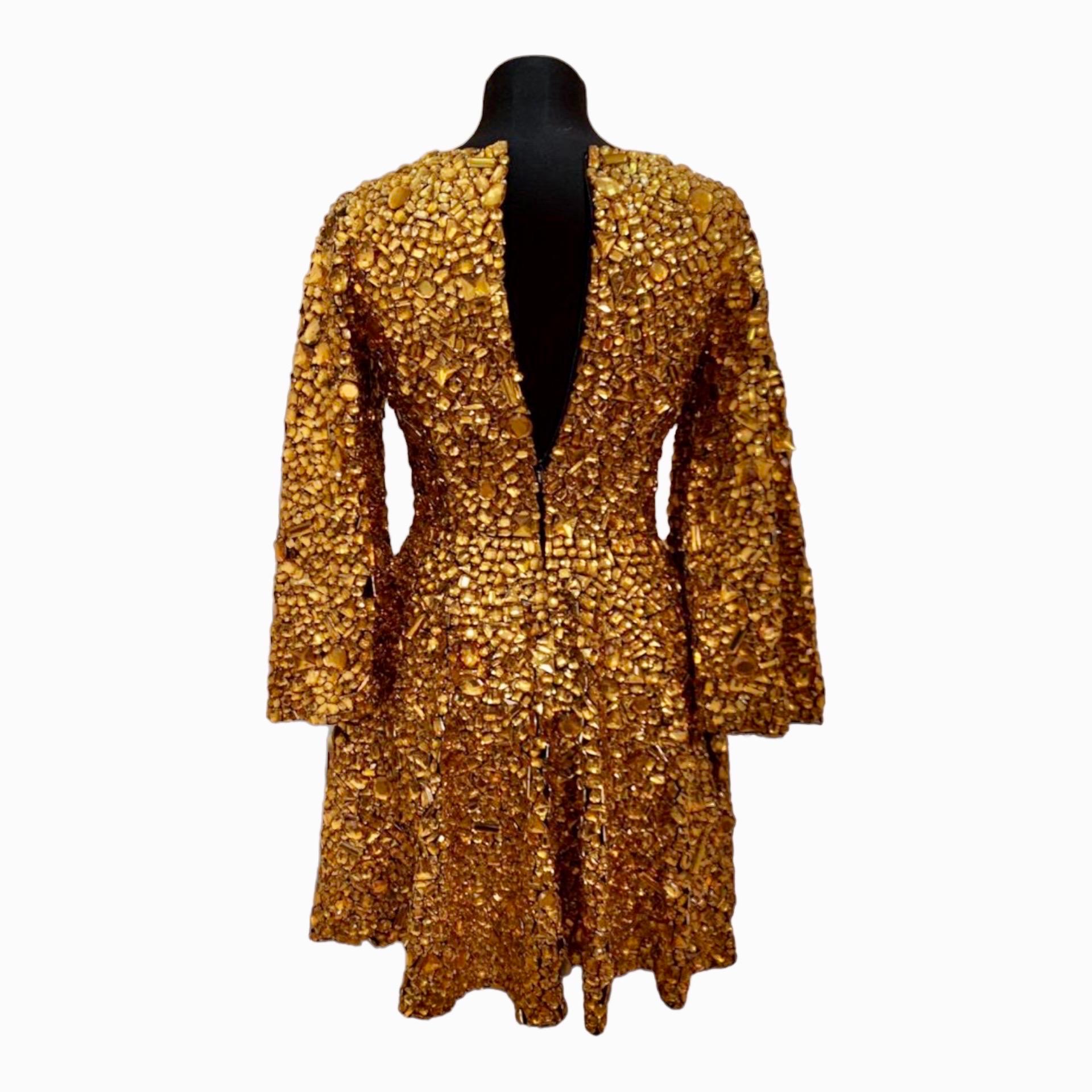 2014 Dolce & Gabbana Couture Limited Edition Crystal Embellished Dress 1