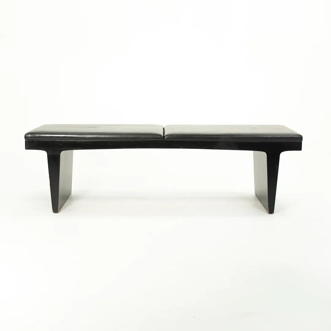 Ebonized 2014 Egalite Bench designed by Suzanne Trocmé for Bernhardt Design 6x Available For Sale