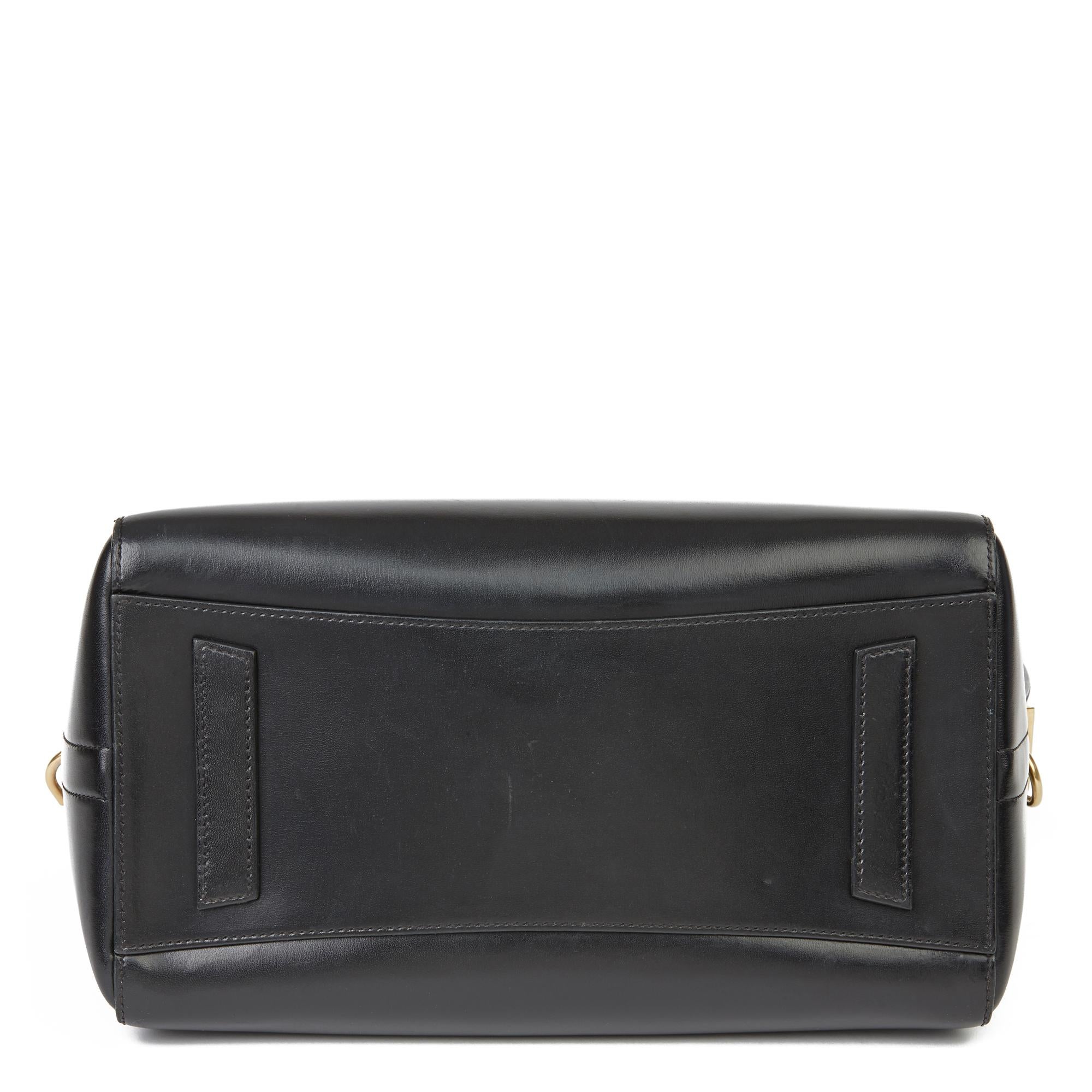 2014 Givenchy Black Smooth Calfskin Leather Medium Antigona 1
