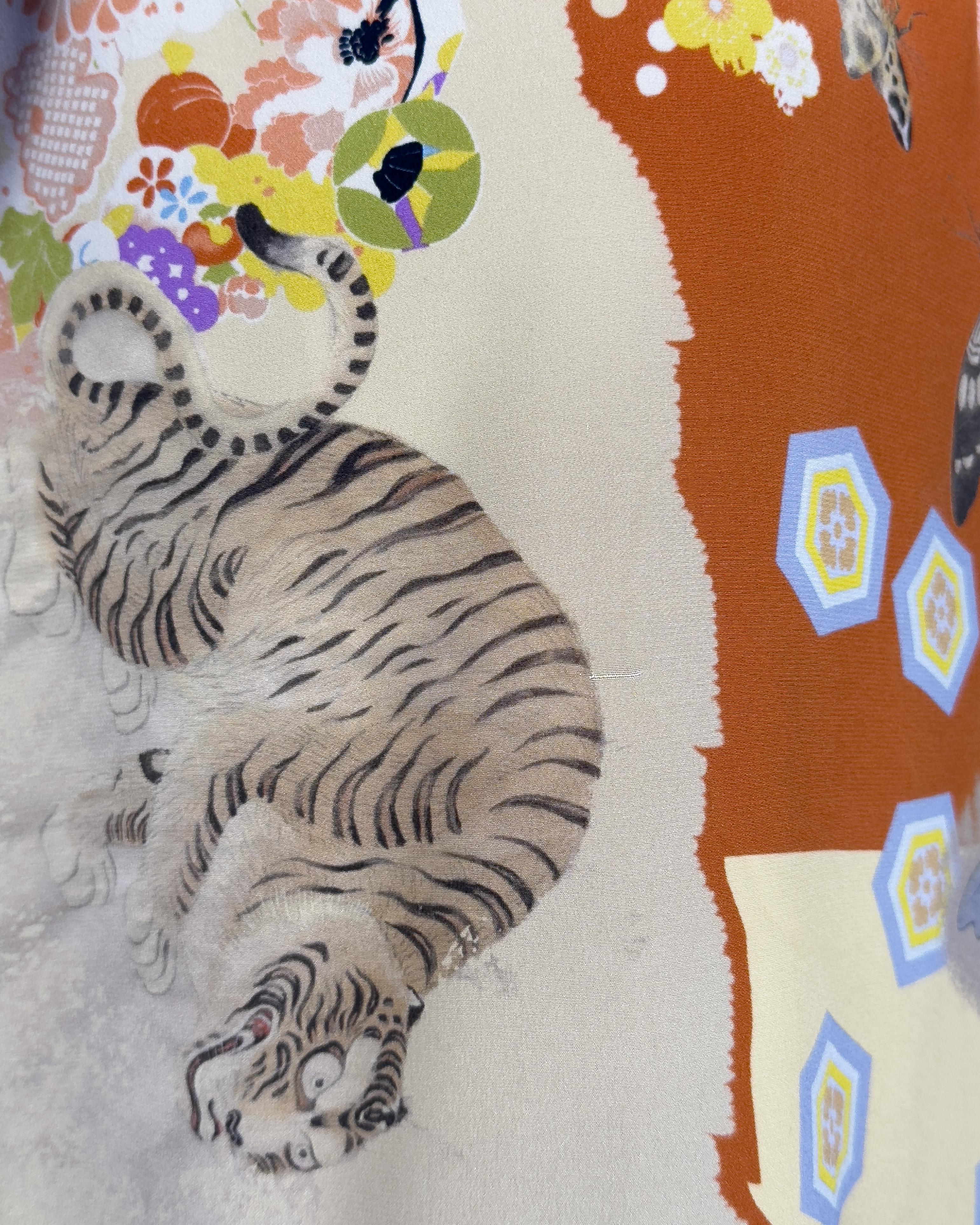 2014 Gucci Silk Printed Tunic Style Dress For Sale 1