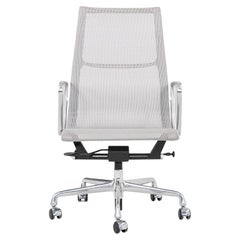 2014 Herman Miller Eames Aluminum Executive Desk Chair, Silver Mesh (8x)