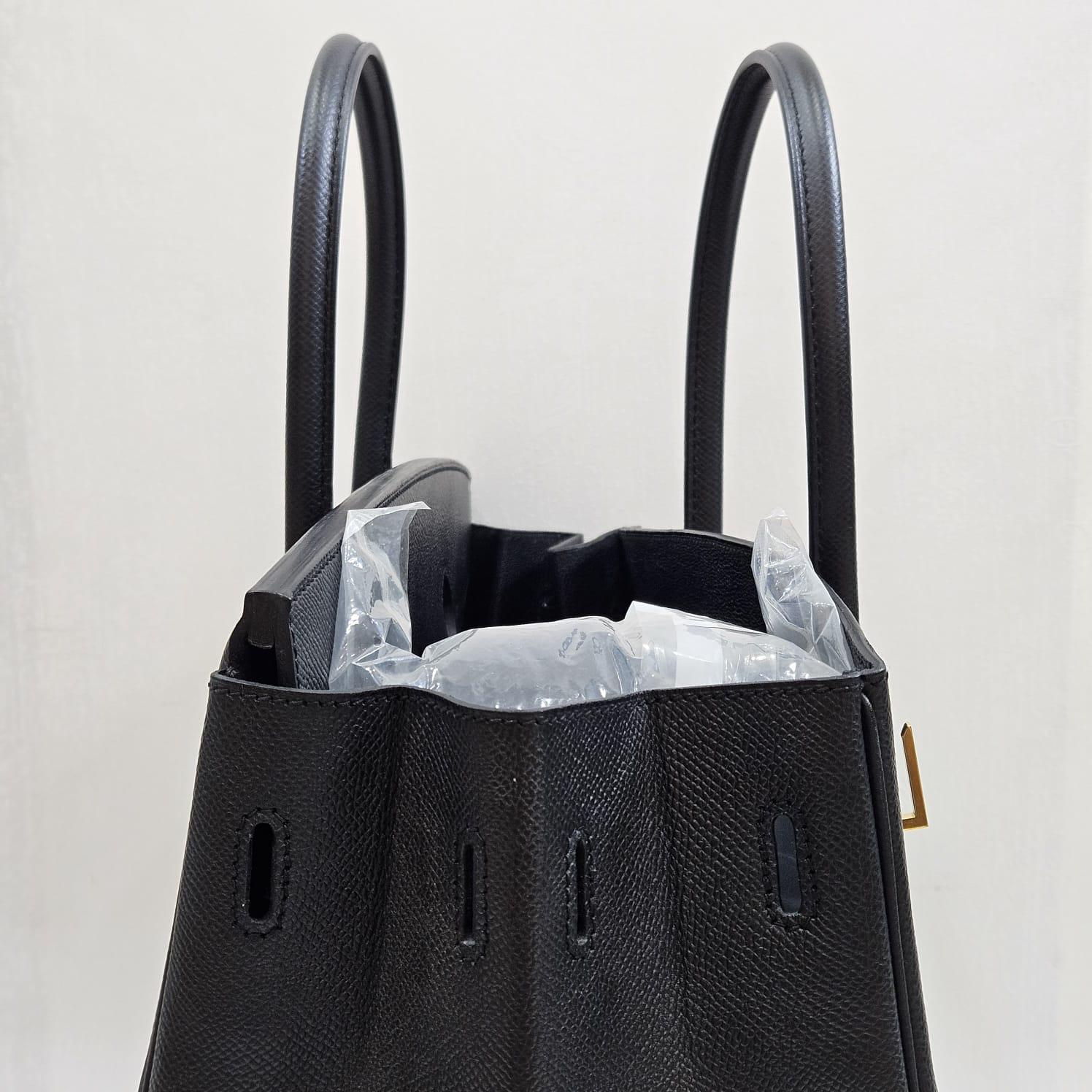 2014 Hermes Birkin 35 Black Epsom Bag 9