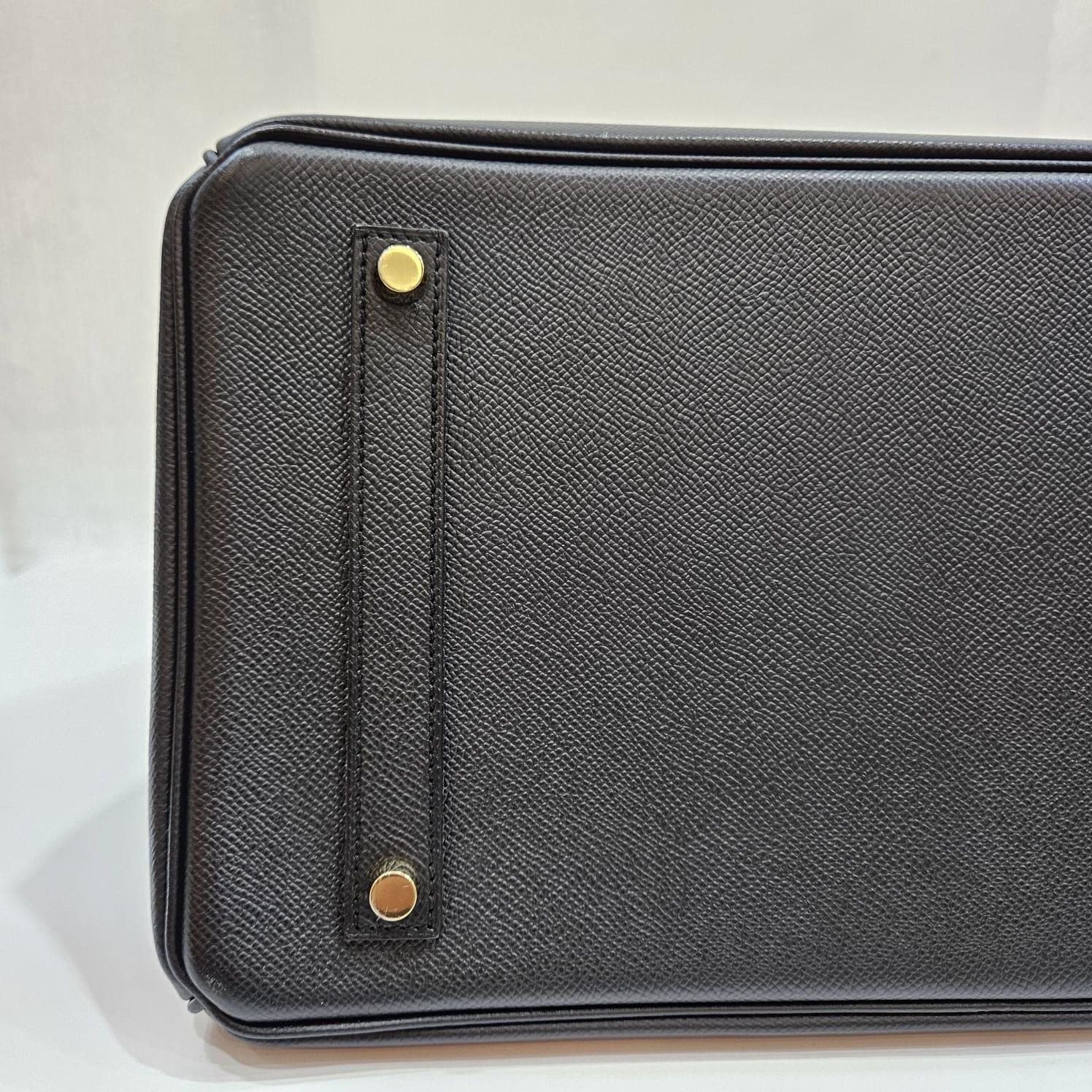 2014 Hermes Birkin 35 Black Epsom Bag 14