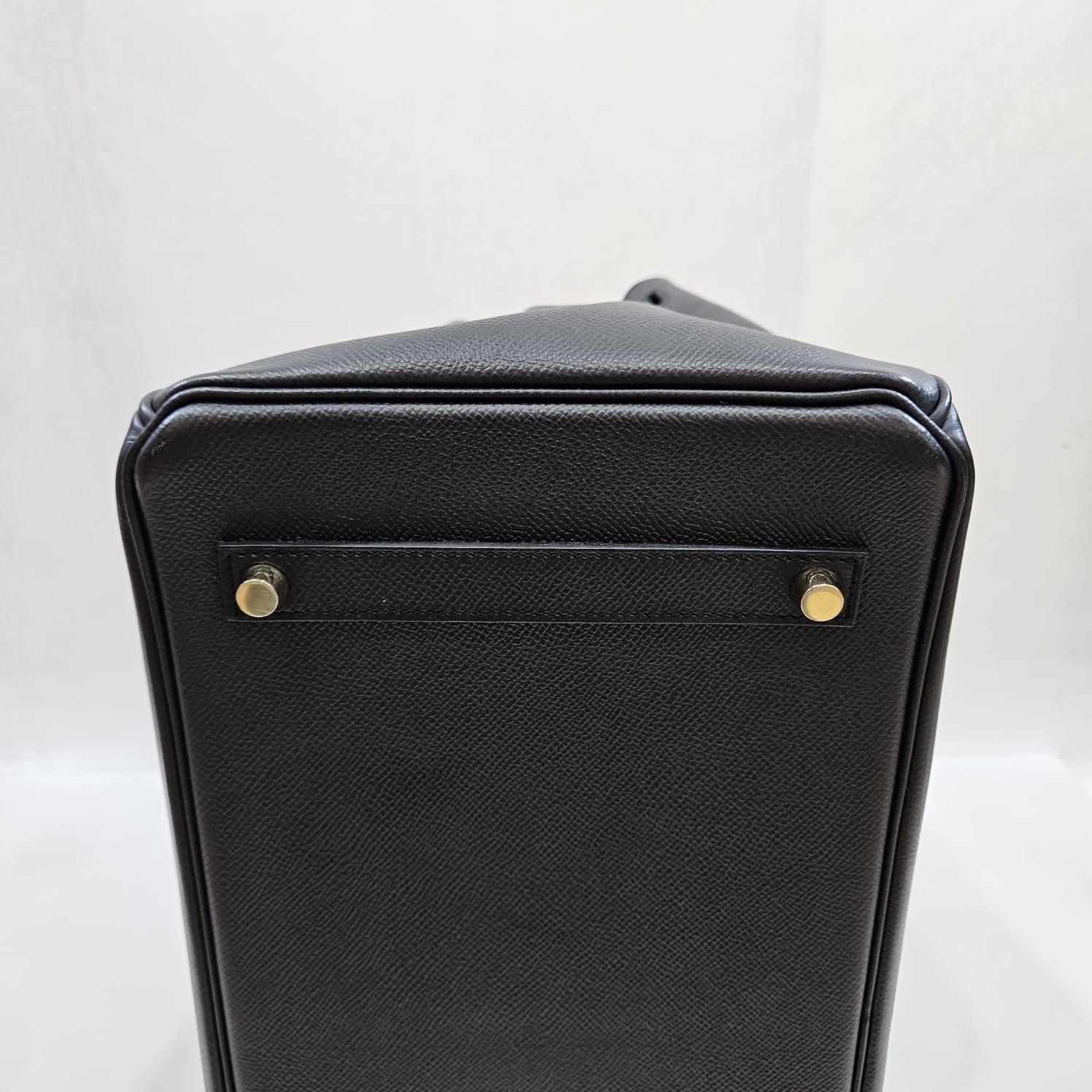 2014 Hermes Birkin 35 Black Epsom Bag 2