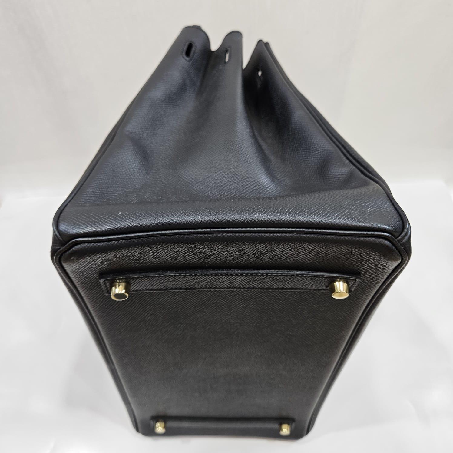 2014 Hermes Birkin 35 Black Epsom Bag 3