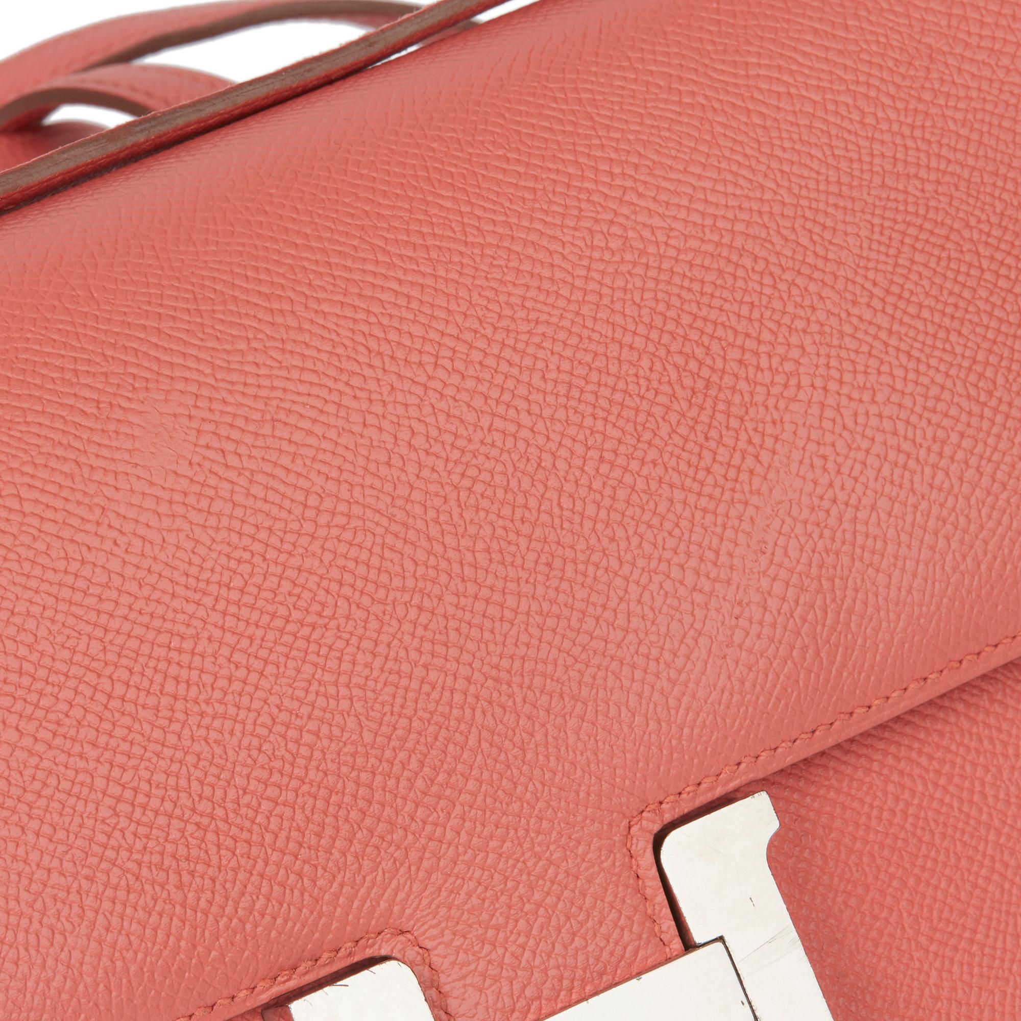 2014 Hermès Flamingo Epsom Leather Constance Elan 5