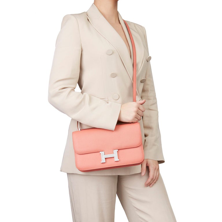 2014 Hermès Flamingo Epsom Leather Constance Elan at 1stDibs