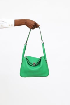 2014 Hermès Green Bamboo Swift Lindy 26 Bag