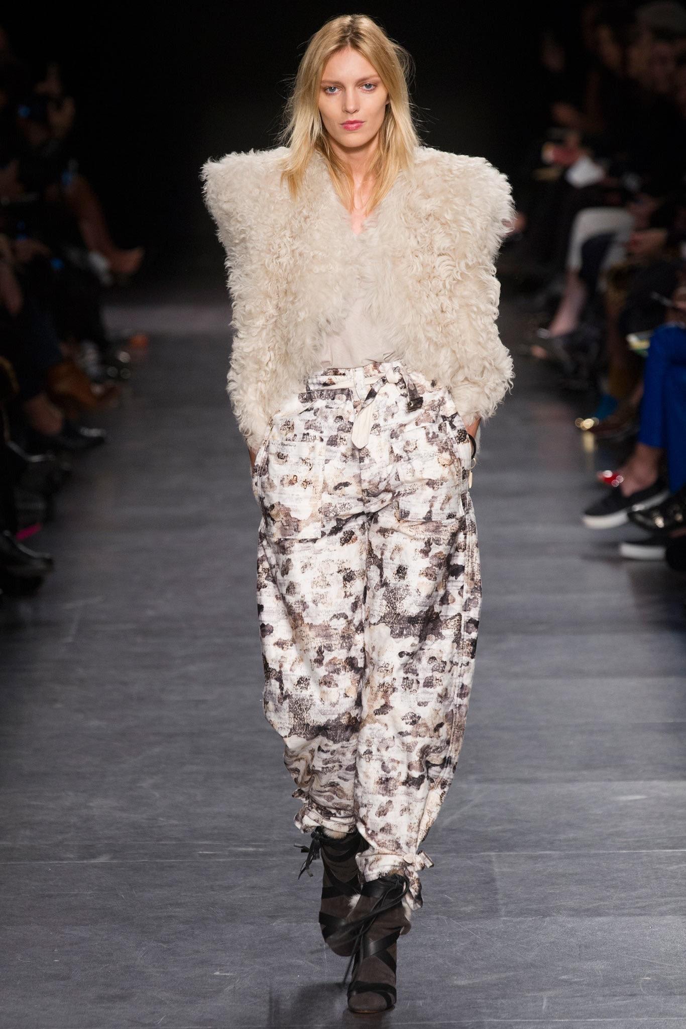 Isabel Marant Veste en laine de Mongolie documentée du défilé 2014 en vente 2
