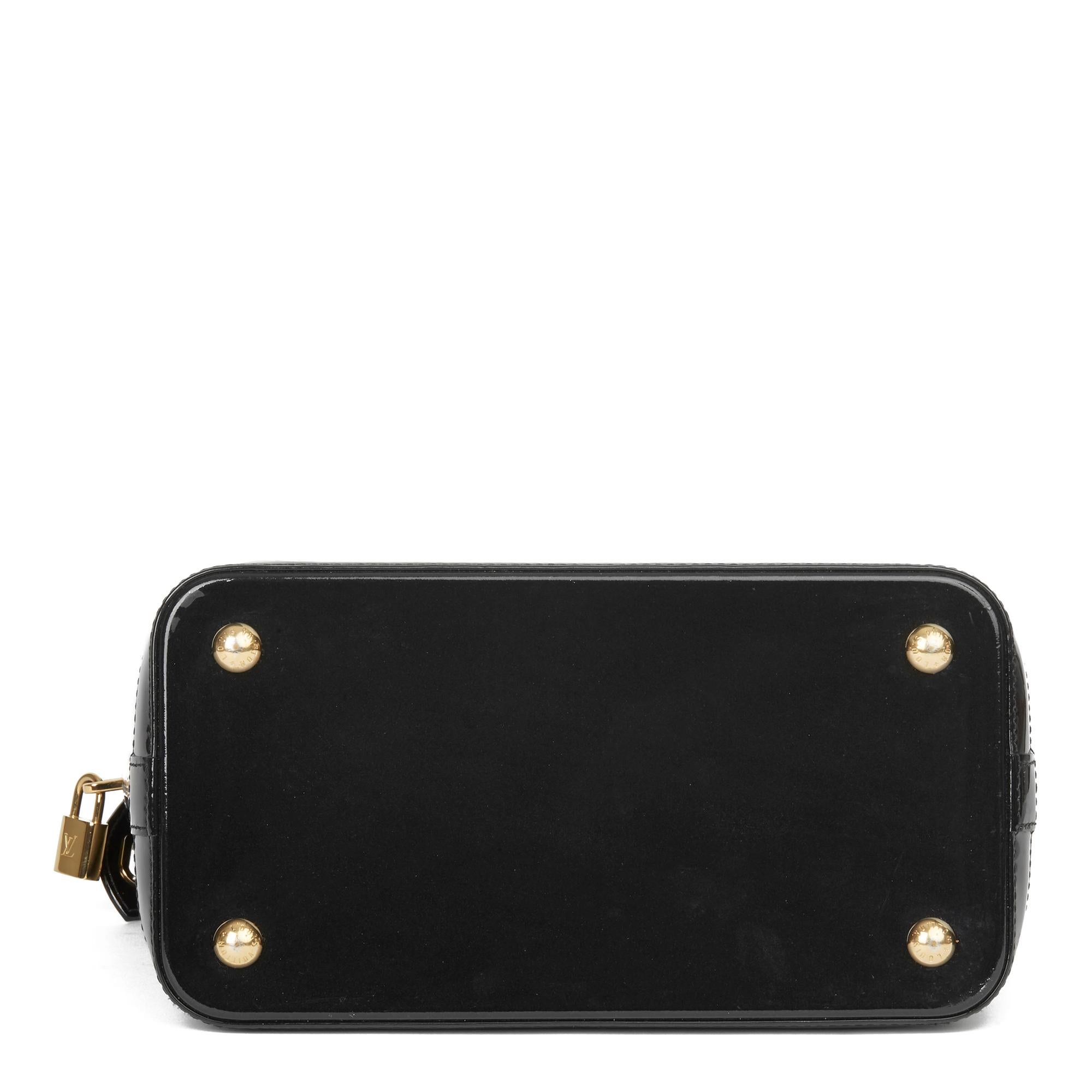 louis vuitton black patent leather handbag