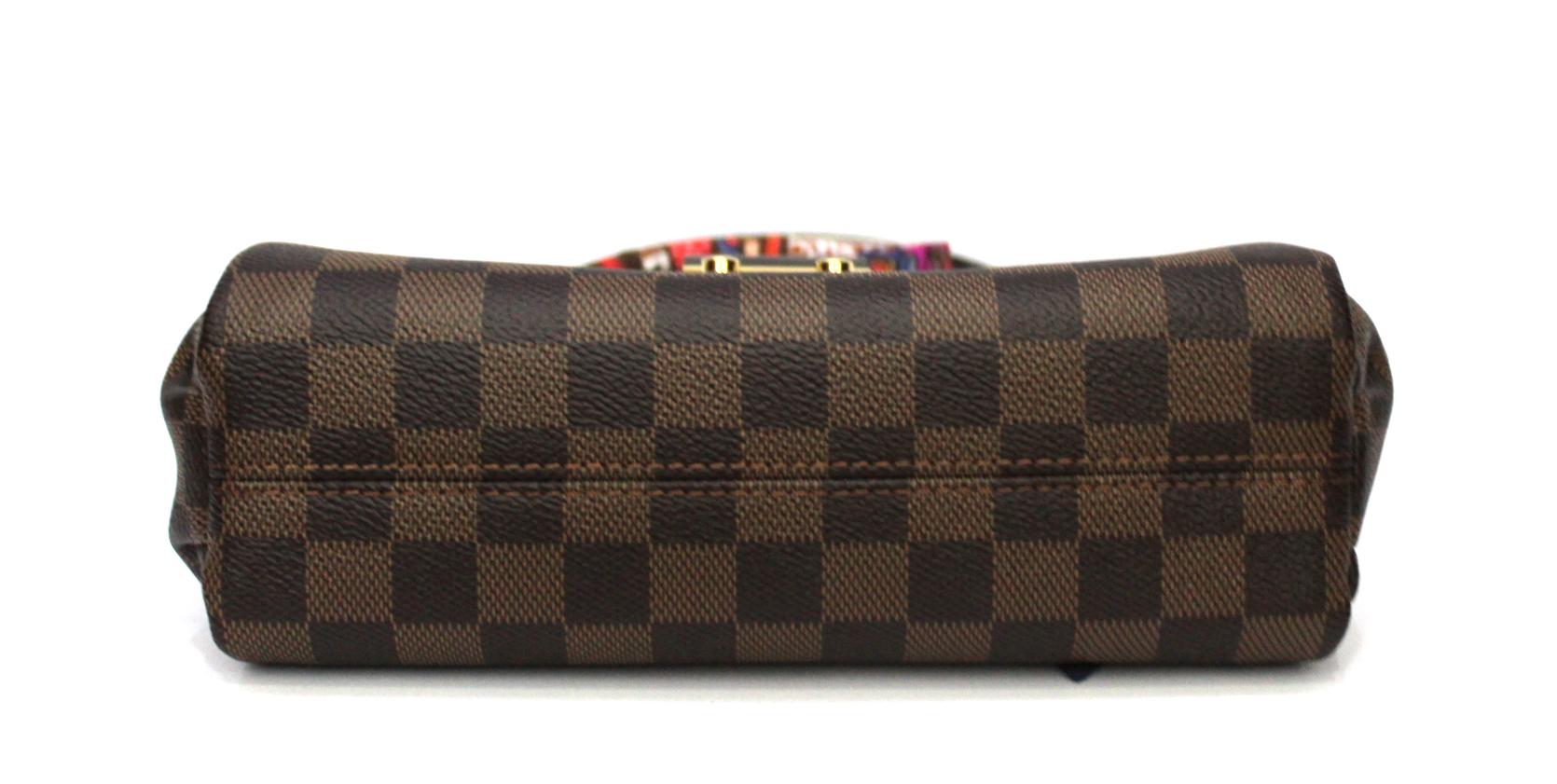 Black 2014 Louis Vuitton Damier Ebene Leather Mètis Bag