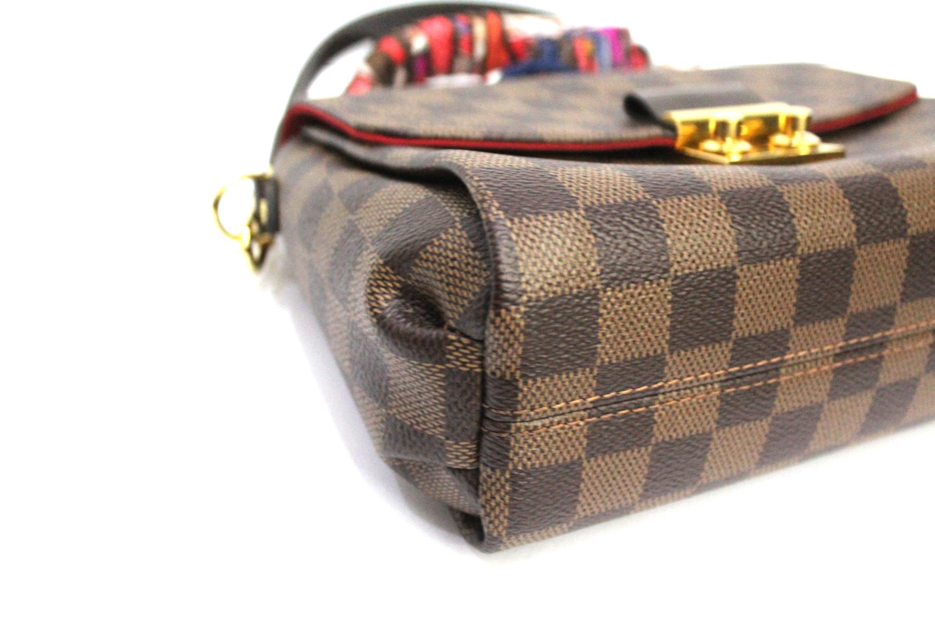 2014 Louis Vuitton Damier Ebene Leather Mètis Bag In New Condition In Torre Del Greco, IT