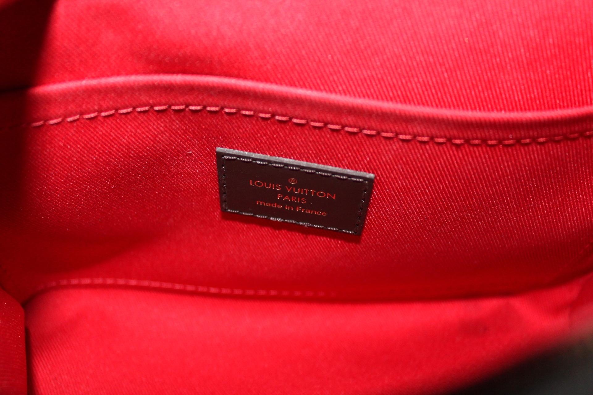 2014 Louis Vuitton Damier Ebene Leather Mètis Bag 3