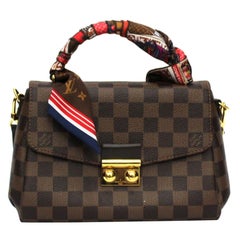 2014 Louis Vuitton Damier Ebene Leather Mètis Bag