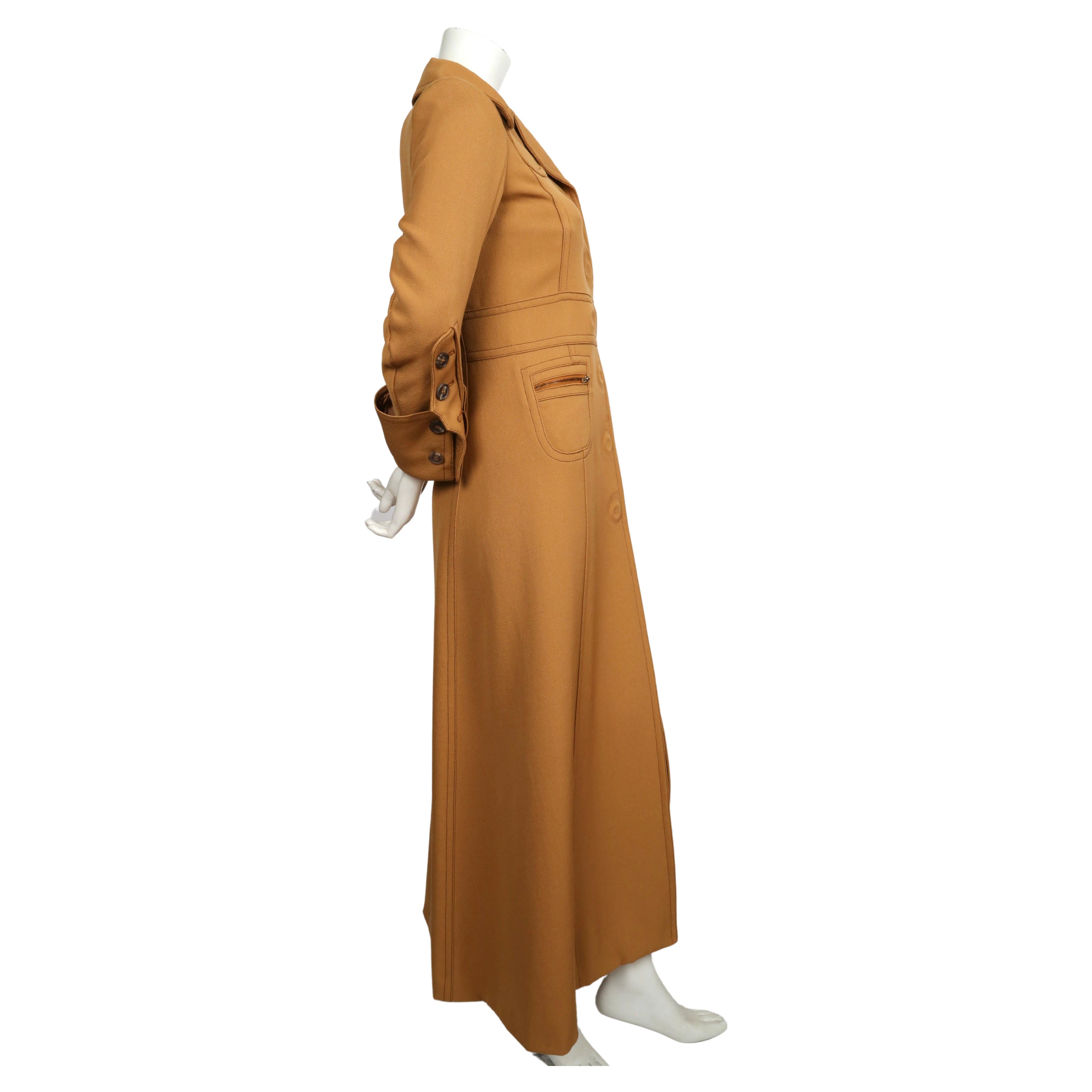 2014 MARGIELA by JOHN GALLIANO long gabardine RUNWAY coat For Sale 1