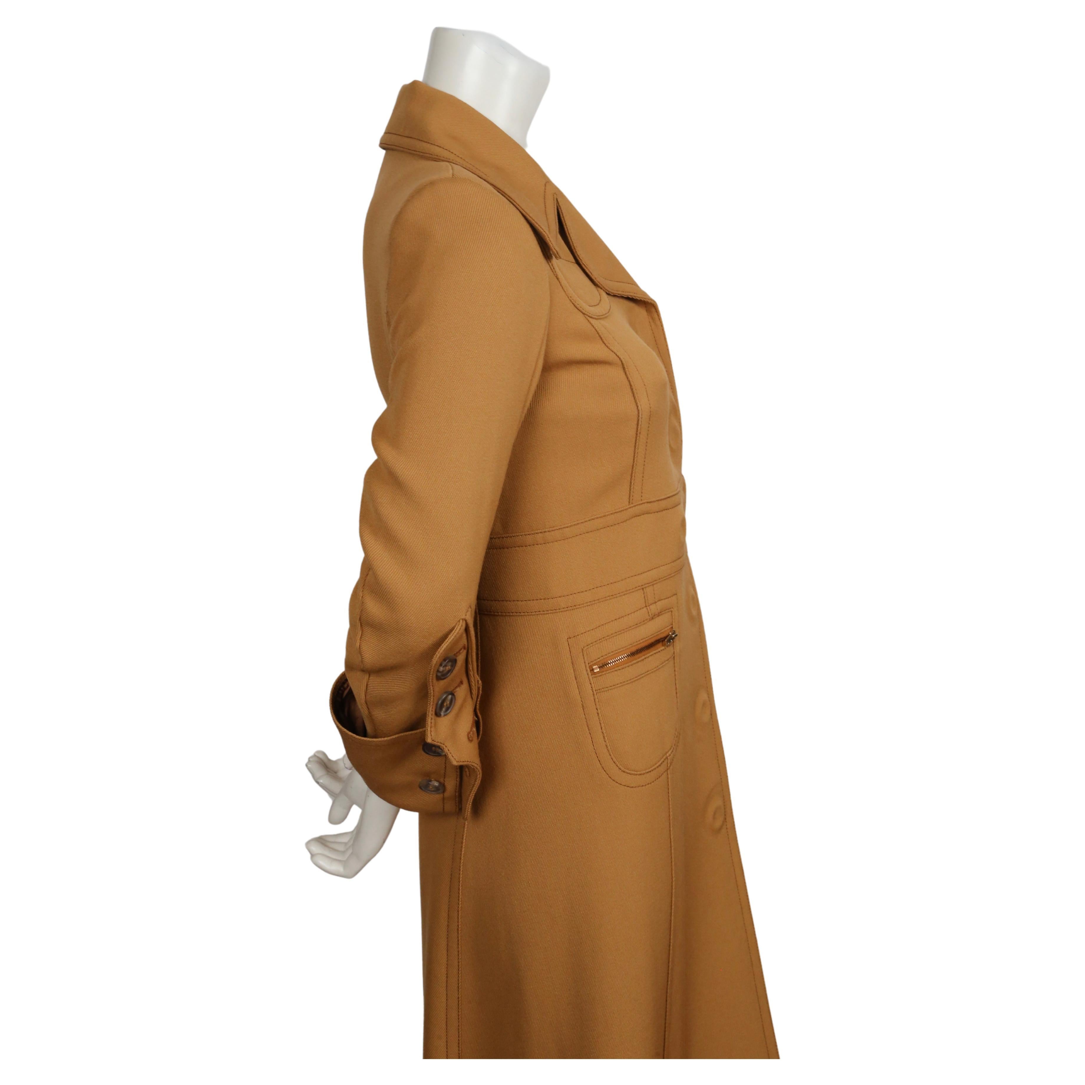 2014 MARGIELA by JOHN GALLIANO long gabardine RUNWAY coat For Sale 3