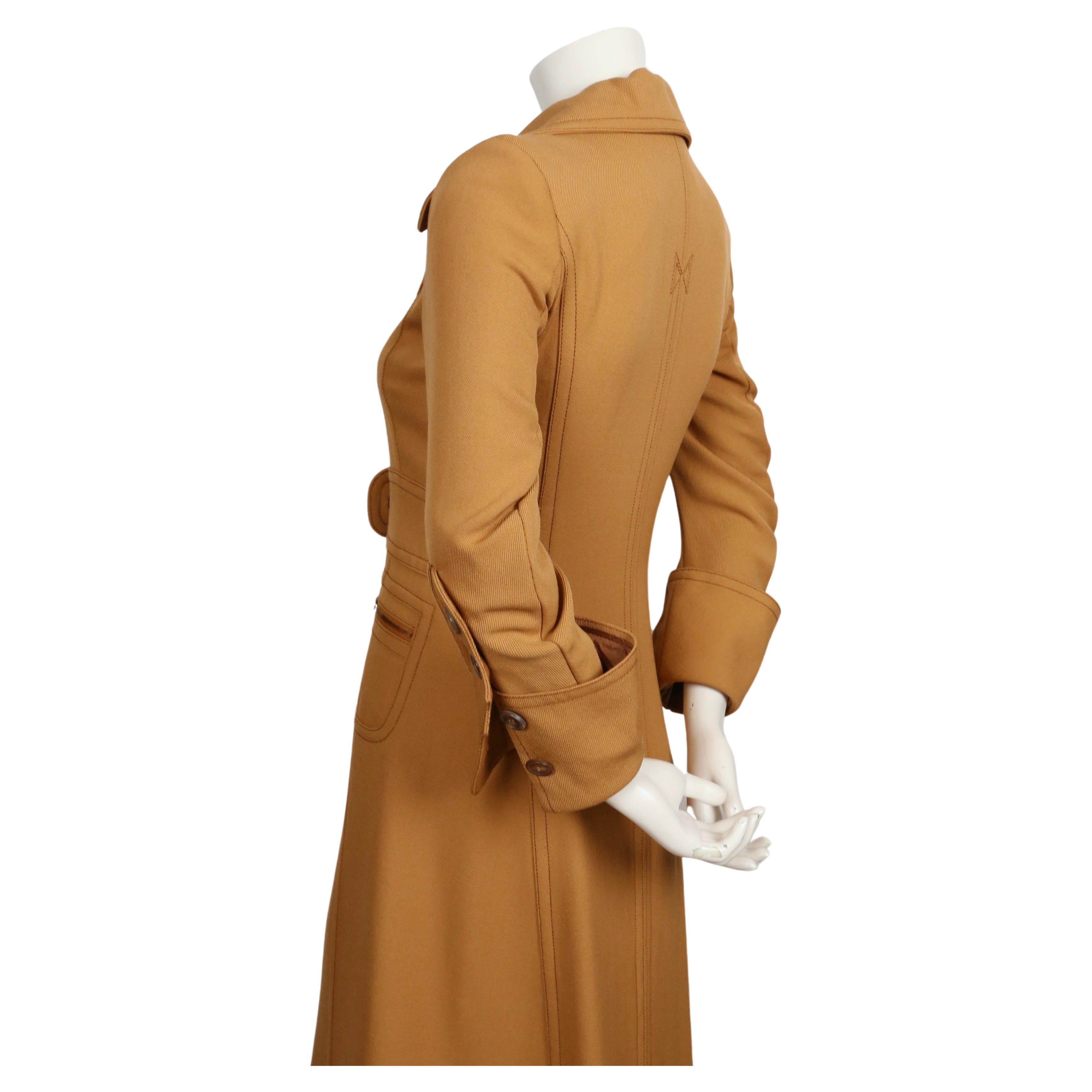 2014 MARGIELA by JOHN GALLIANO long gabardine RUNWAY coat For Sale 5