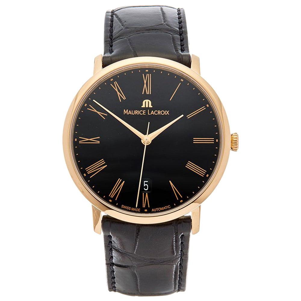 2014 Maurice Lacroix Les Classiques Rose Gold LC6007-PG101-310-1 Wristwatch