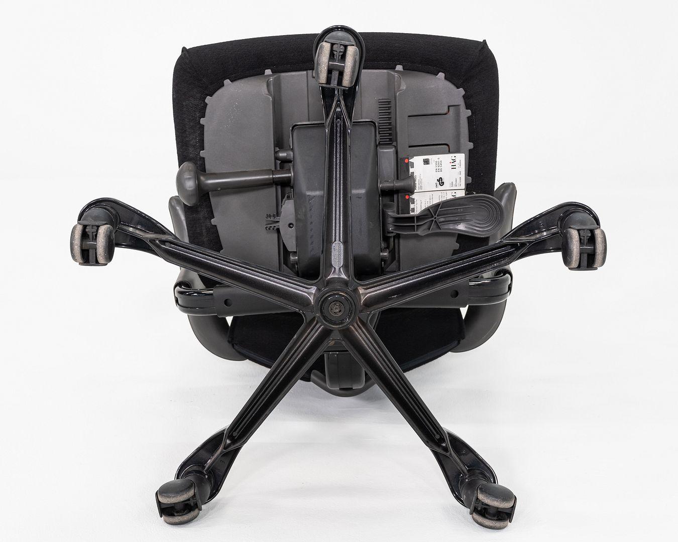 2014 Peter Opsvik per HAG Creed H05 Sedia da scrivania in Fabrice nera x2 Disponibile in vendita 4