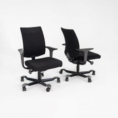 2014 Peter Opsvik for HAG Creed H05 Desk Chair in Black Fabric x2 Available