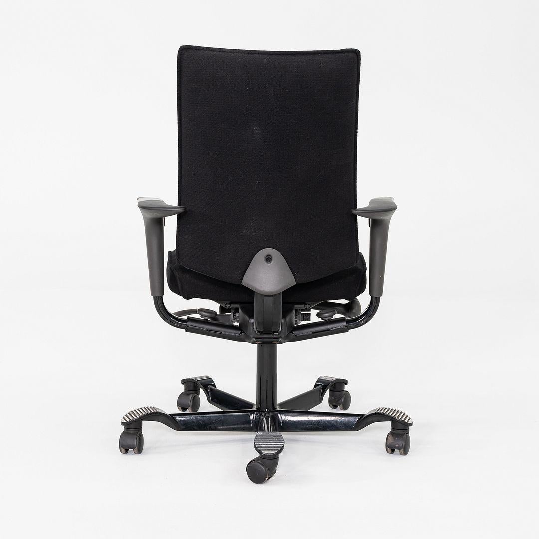 Acciaio 2014 Peter Opsvik per HAG Creed H05 Sedia da scrivania in Fabrice nera x2 Disponibile in vendita