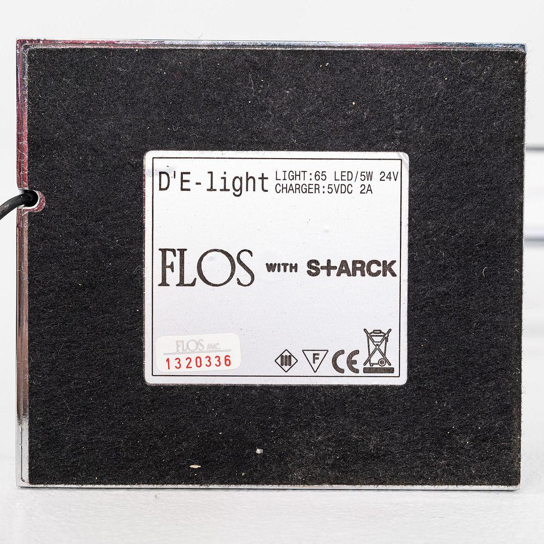 2014 Philippe Starck for Flos D'e-light Table Lamp in Chrome For Sale 5