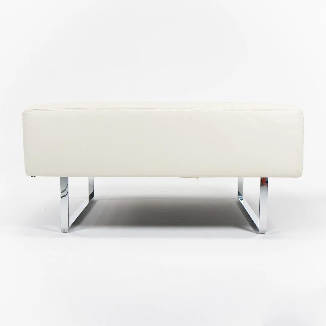 Italian 2014 Poltrona Frau Quadra Bench / Ottoman by Studio Cerri & Associati For Sale