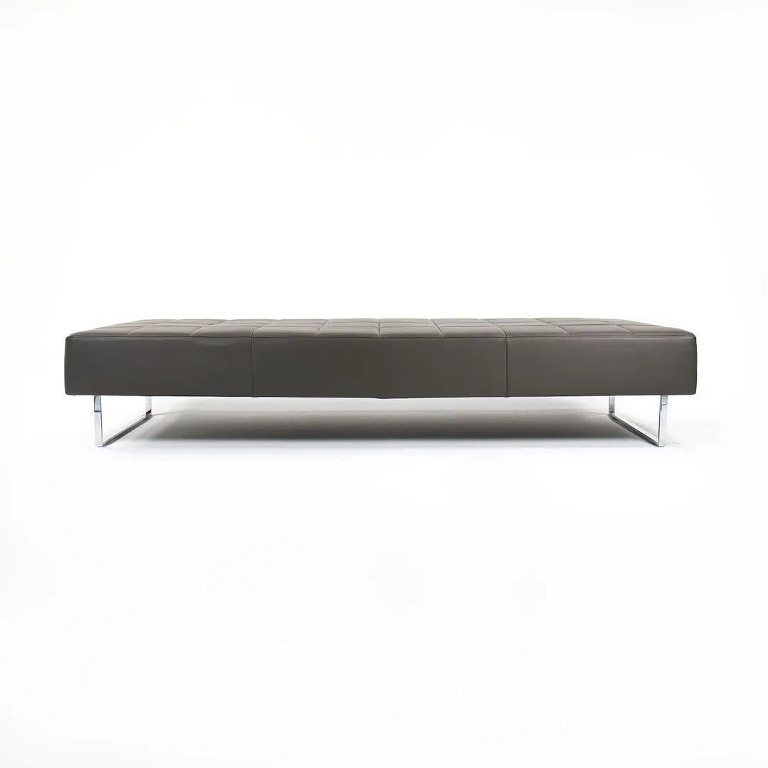 Contemporary 2014 Poltrona Frau Quadra Bench / Ottoman by Studio Cerri & Associati For Sale