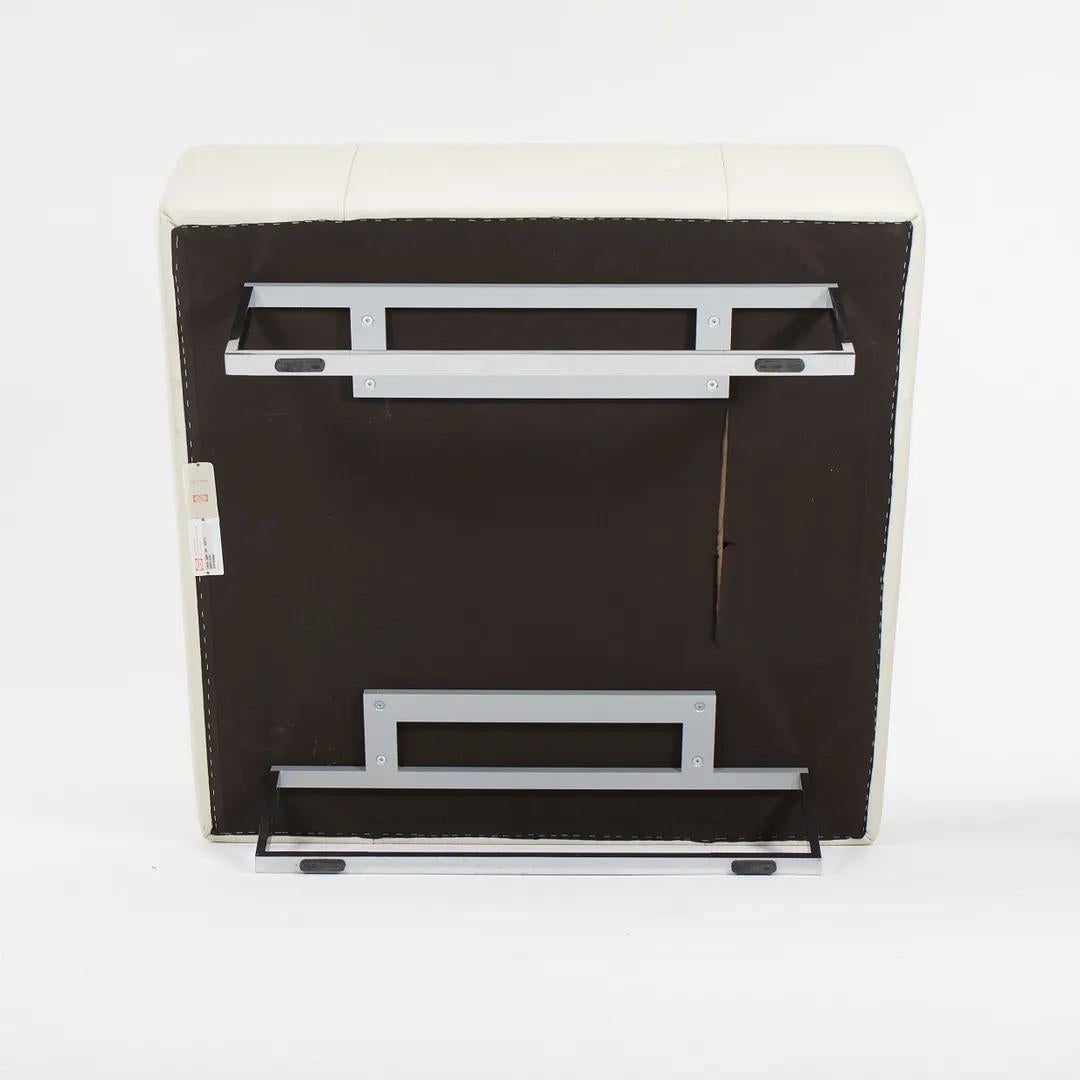 Leather 2014 Poltrona Frau Quadra Bench / Ottoman by Studio Cerri & Associati For Sale