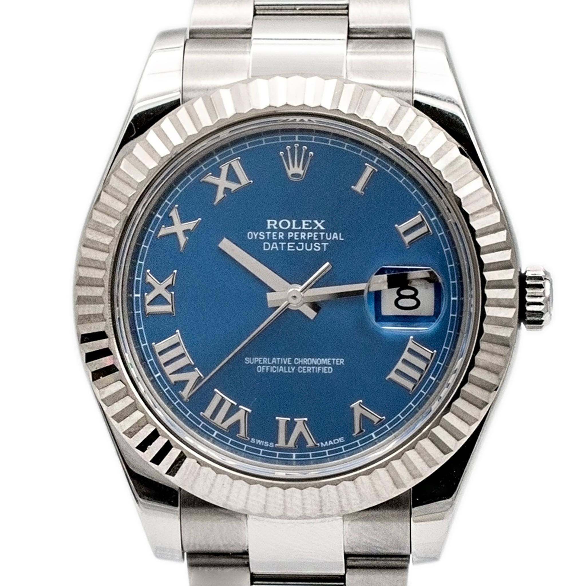 Marke: Rolex

Geschlecht: Männer

Metalltyp: Rostfreier Stahl

Durchmesser: 41,00 mm

Gewicht: 149,28 Gramm

Herren Edelstahl ROLEX Swiss made Uhr mit original Box und Papieren. Die Marke 