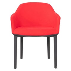 2014 Ronan and Erwan Bouroullec para Vitra Silla Softshell de tela roja 2014 Ronan and Erwan Bouroullec para Vitra Silla Softshell de tela roja