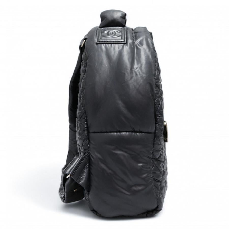 Women's or Men's 2015-2016 Chanel small black backpack For Sale