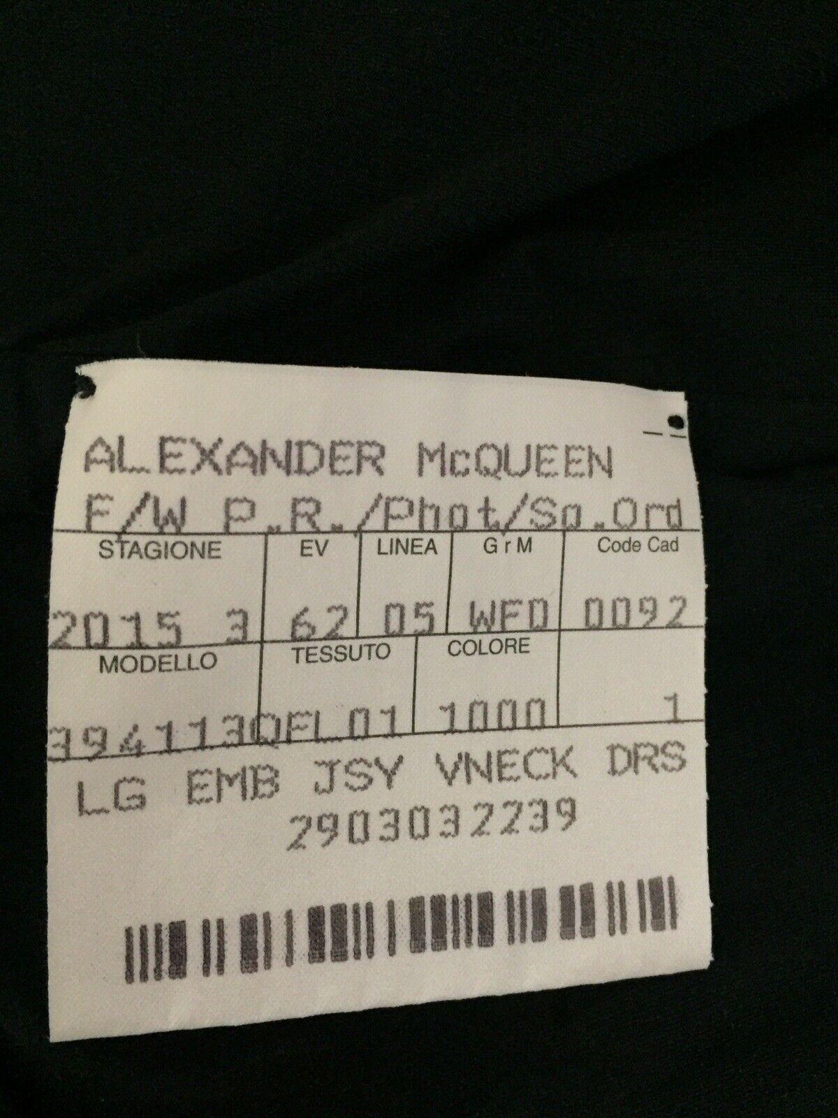 2015 Alexander McQueen Verschönertes Jersey-Kleid im Zustand „Gut“ in Montgomery, TX