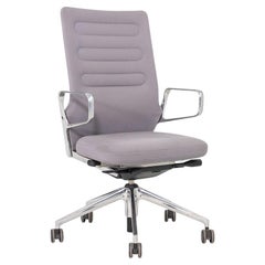 2015 Antonio Citterio Vitra AC 5 Light Desk Chair, Grey Fabric & Aluminum (9x)
