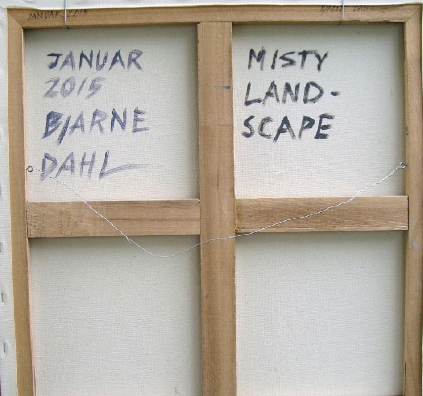 Danish 2015 Bjarne Dahl Misty Landscape For Sale