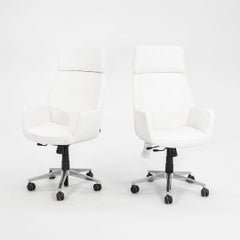 2015 Brian Kane for Steelcase Bindu Executive Conference Desk Chairs in Leather