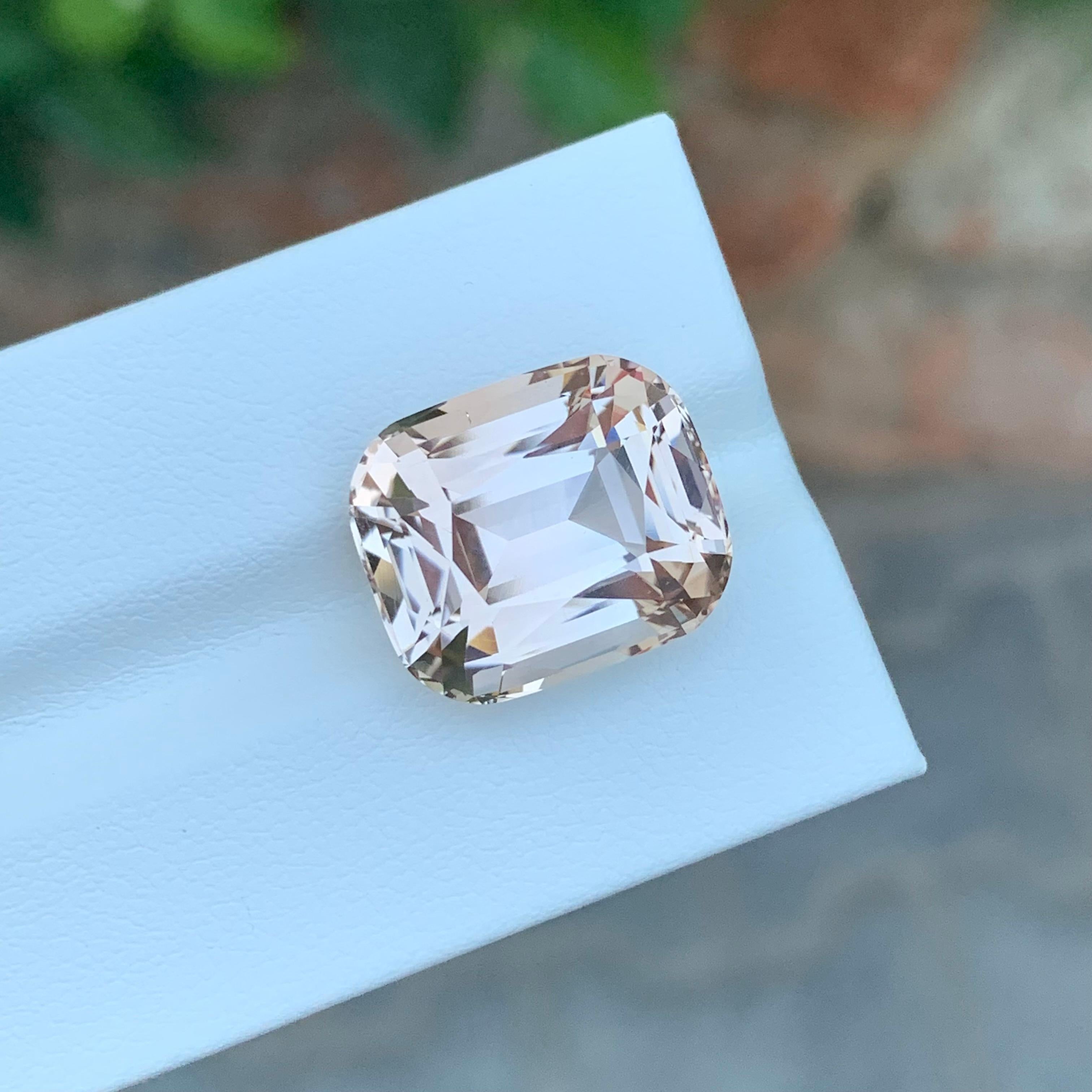 20,15 Karat atemberaubender natürlicher facettierter Goldtopas in Kissenform Edelstein im Angebot 2