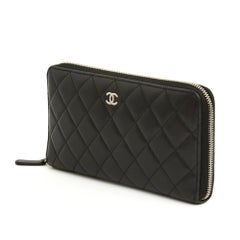 2015 Chanel Classique Long Wallet Zipped