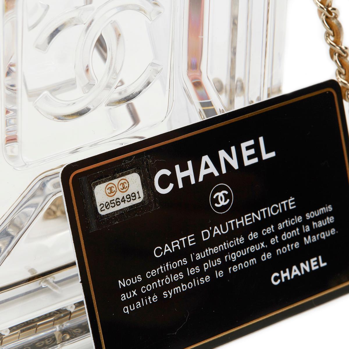 2015 Chanel Clear Plexiglass Dubai by Night Gas Can Minaudiere 6