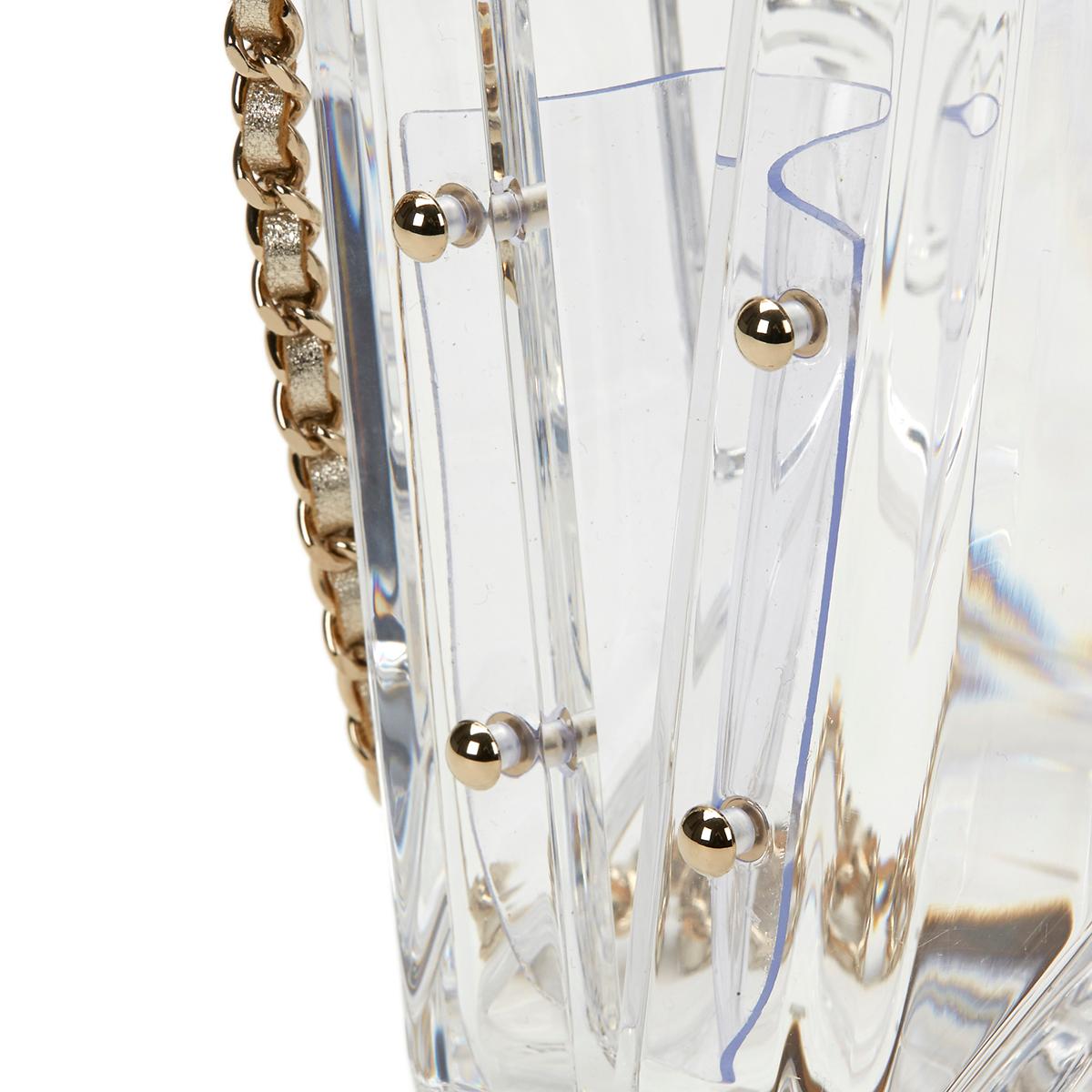 2015 Chanel Clear Plexiglass Dubai by Night Gas Can Minaudiere 4