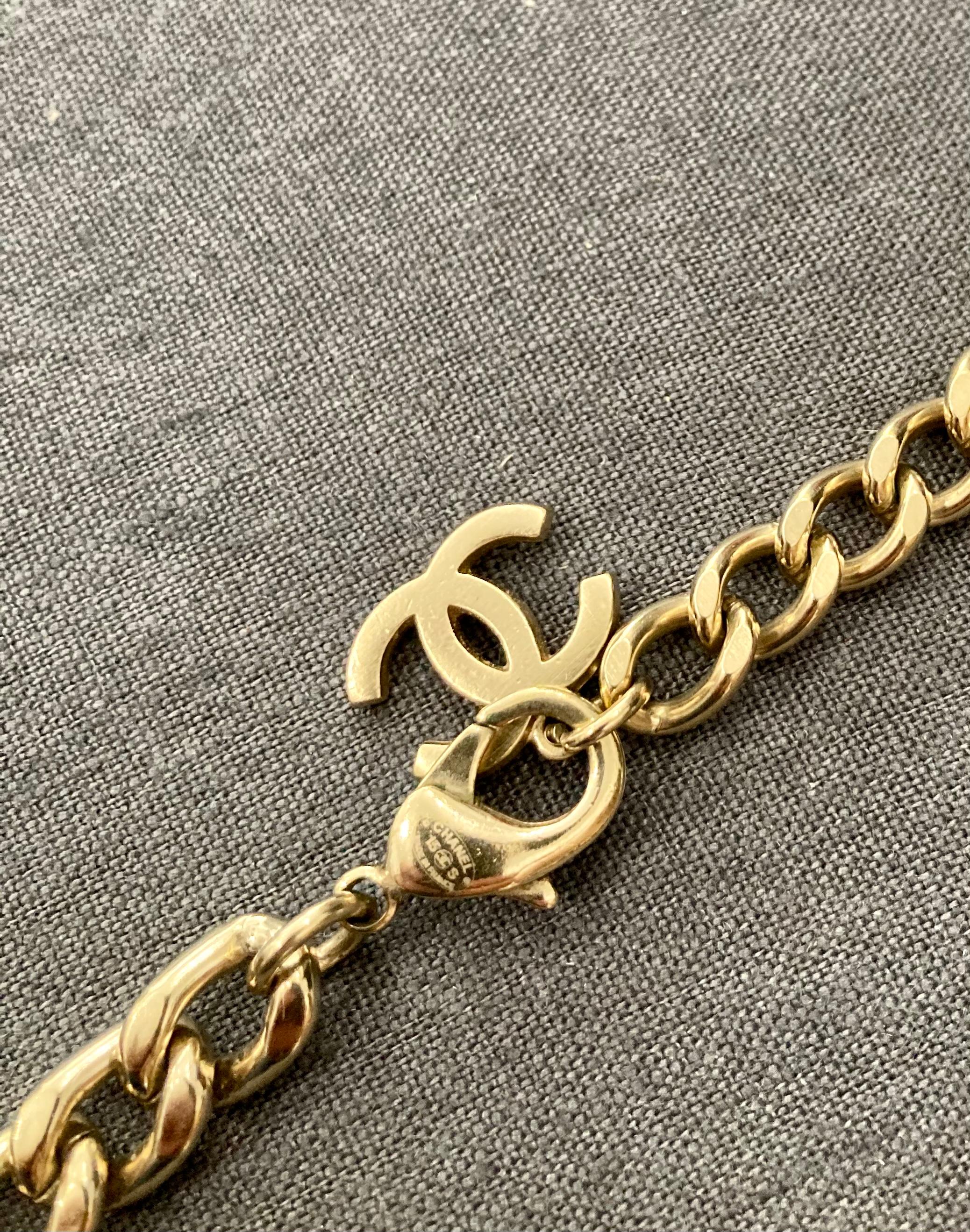 Women's 2015 Chanel Sautoir Logo Necklace